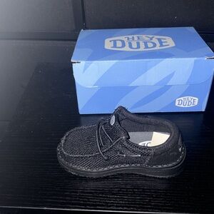 Hey Dude Black Toddler Shoes